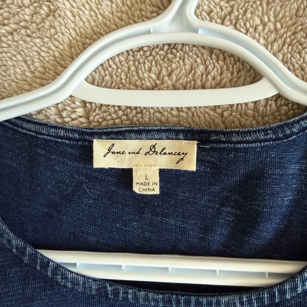 Jane and Delancey Navy Blue Sleeveless Dress size Large - Picture 4 of 5